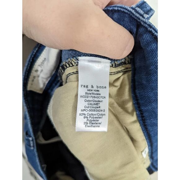 NWT rag & bone Dre Low Rise Slim Boyfriend Jeans - Picture 11 of 11
